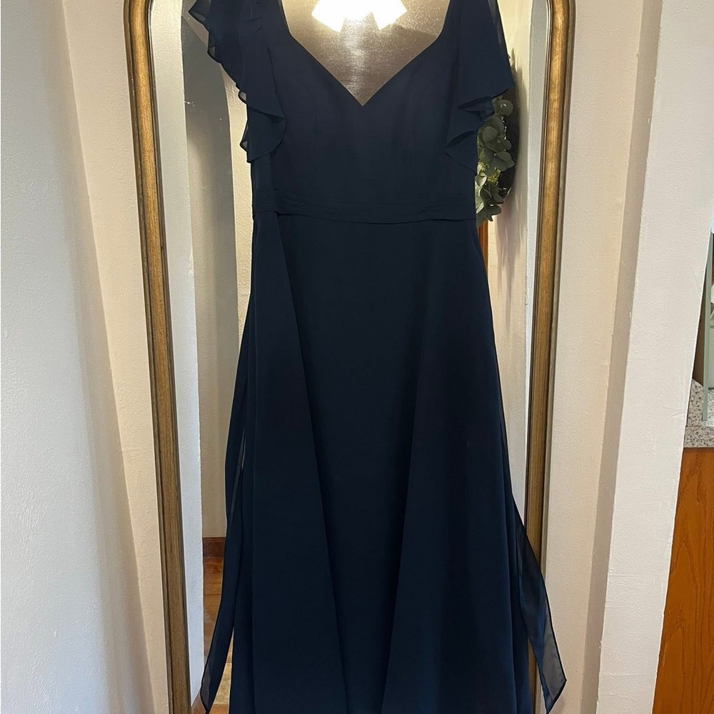 Azazie Navy Bridesmaid Dress